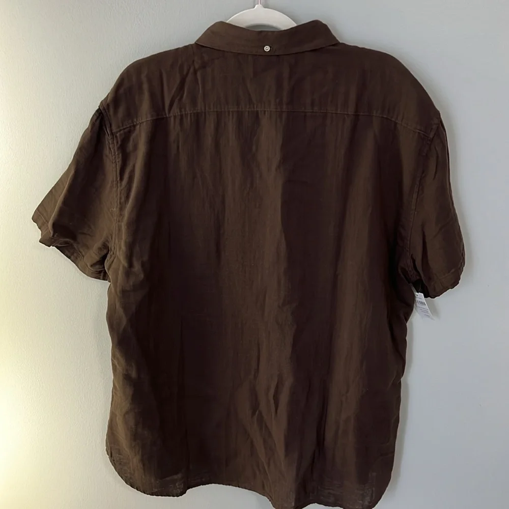 NWT Stitch Note Men's Short Sleeve Dress Shirt / Size XXL - Picture 6 of 11
